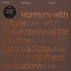 Halsall, Matthew - Salute To The Sun Live At Halle St. Peter's (Vinyl)