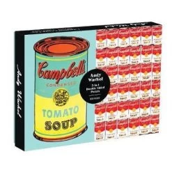 Andy Warhol Soup Can 2-Sided 500 Piece Puzzle
