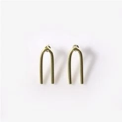 Anna Varendorff Brass Earrings - Large U