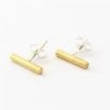 Anna Varendorff Brass Earrings - Small Bar 2 Anna Varendorff Brass Earrings - Small Bar -Record Store anna varendorff brass earrings small bar 341051 600x