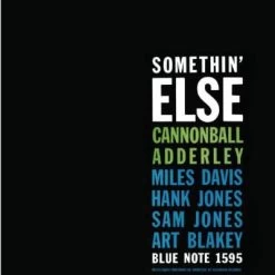 Cannonball Adderley ‎- Somethin' Else (Black Vinyl)