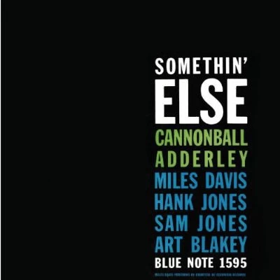 Cannonball Adderley - Somethin' Else (Black Vinyl) 3 Cannonball Adderley - Somethin' Else (Black Vinyl)