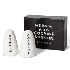 Cocaine And Heroin Salt And Pepper Shakers By David Shrigley