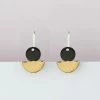 Erin Lightfoot Porcelain Earrings - Black Floats -Record Store erin lightfoot porcelain earrings black floats 471342 600x