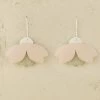 Erin Lightfoot Porcelain Earrings - Bloom Drop (Pink & Dune) -Record Store erin lightfoot porcelain earrings bloom drop pink dune 174289 600x