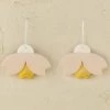 Erin Lightfoot Porcelain Earrings - Bloom Drop (Pink & Gold) -Record Store erin lightfoot porcelain earrings bloom drop pink gold 954916 600x