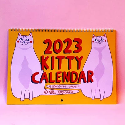 Able & Game 2023 Kitty Calendar 3 Able & Game 2023 Kitty Calendar
