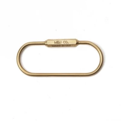 Maxx & Unicorn Co. - Brass 'Pill' Keyring 3 Maxx & Unicorn Co. - Brass 'Pill' Keyring