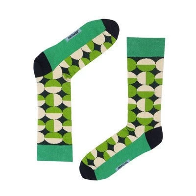 Socks - Green Circles 3 Socks - Green Circles