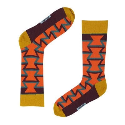 Socks - Orange Arrows 3 Socks - Orange Arrows