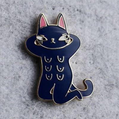 Surfing Sloth Pins - Sassy Cat 3 Surfing Sloth Pins - Sassy Cat